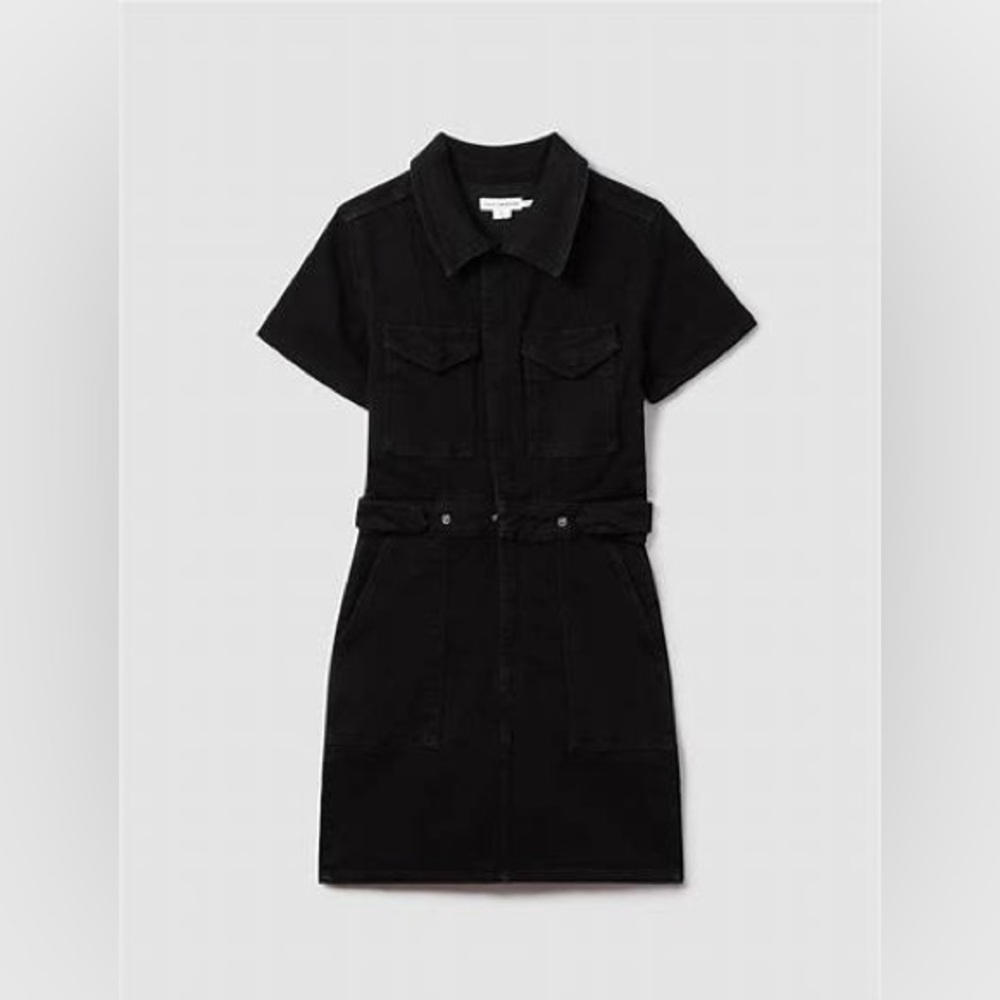 Good American Denim Mini Dress NWT black light wash in size 4 (XL)
